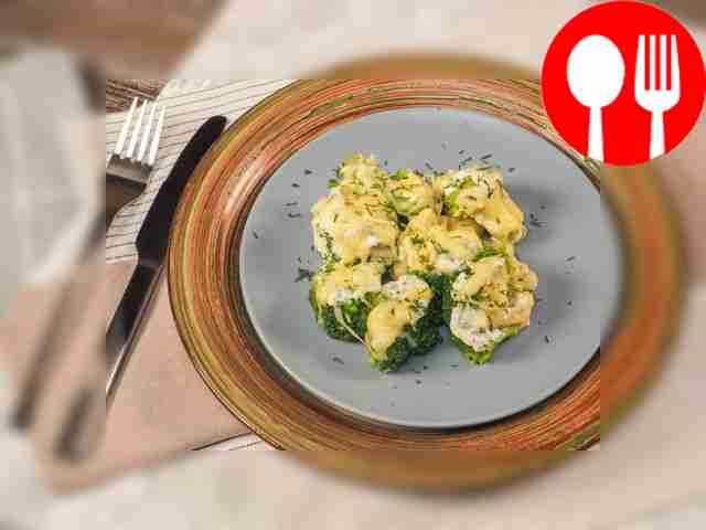 Broccoli with cheese