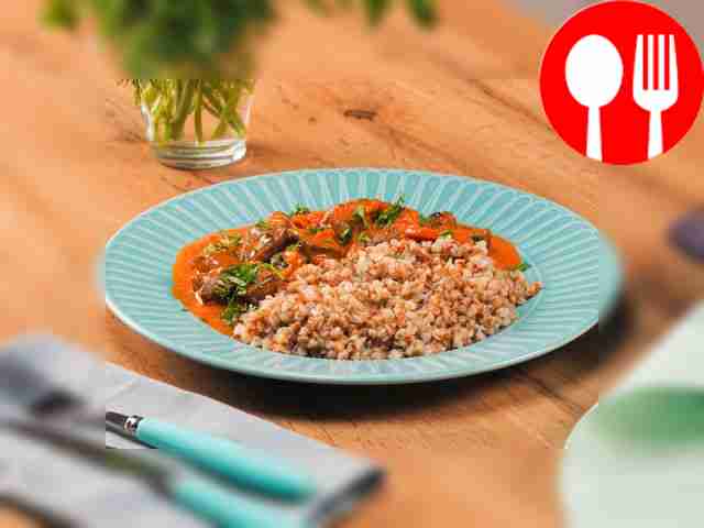 Гуляш из печени