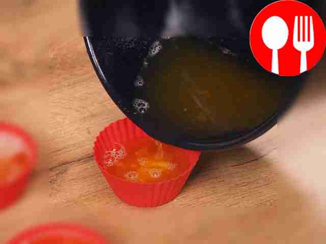 Prepare the jelly. Pour hot water into the...