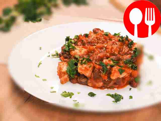 Лобио с курицей