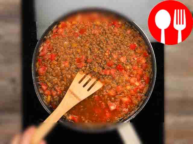 Start cooking the lentils. Add broth to the...