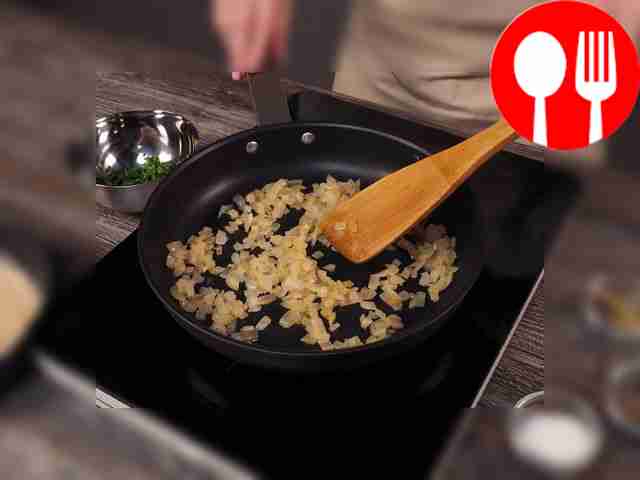 Make a fry. To do this, add chopped onion to a...