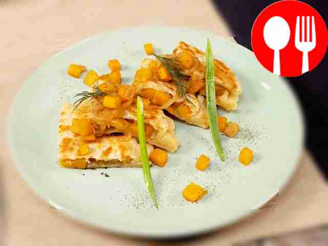 Лепешки с тыквой Pumpkin flatbreads