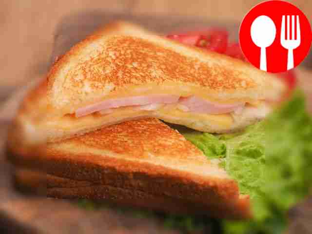 Ham and cheese sandwich