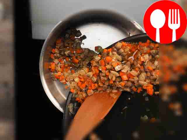 Prepare the lentils. Pour the mixture of...