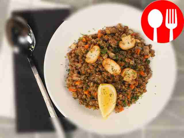 Before serving, sprinkle with chopped herbs.