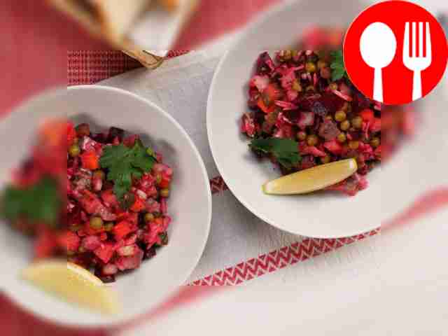 Vinaigrette with herring