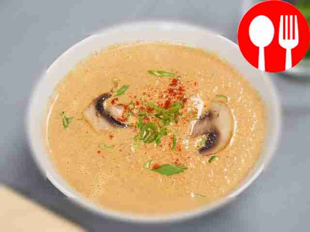 Крем-суп из шампиньонов Creamy champignon soup
