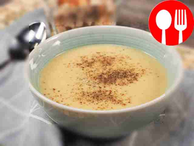 Cream soup with chicken