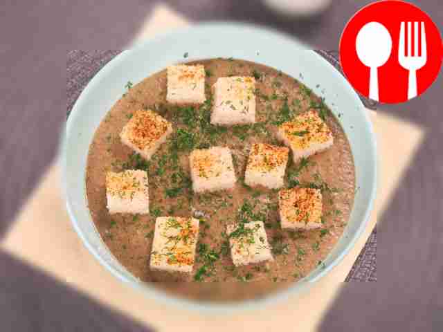 Cream of forest mushroom soup