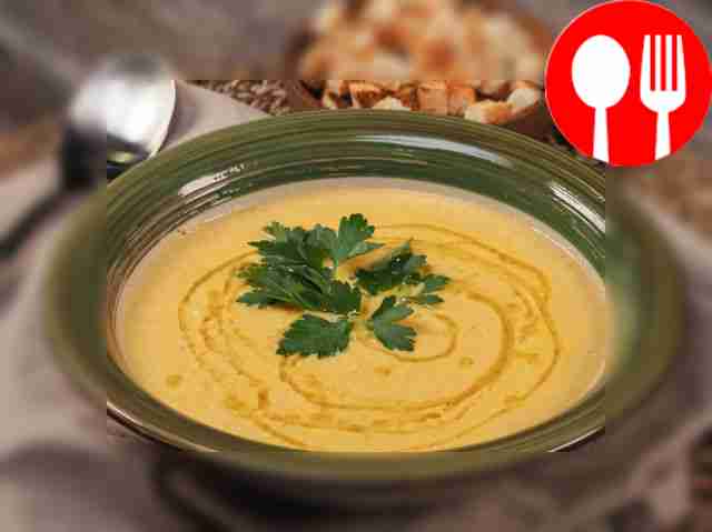 Крем-суп из лосося