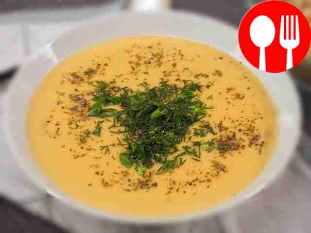 Salmon cream soup