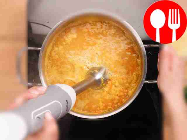 Завершите приготовление крем-супа: как только...