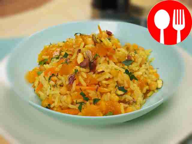 Плов с нутом в мультиварке