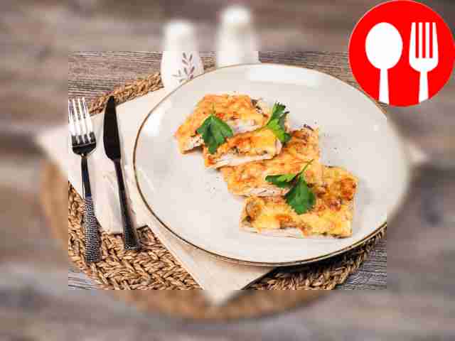 Индейка с грибами и сыром