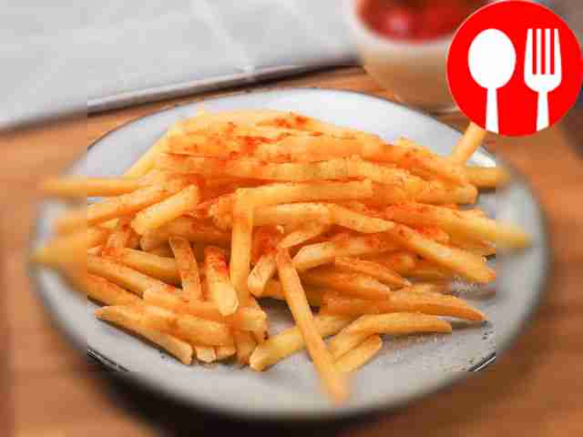 French fries in a slow cooker