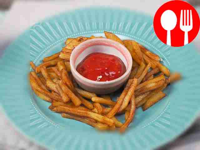 French fries in a cauldron