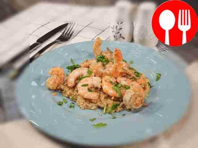 Орзо с морепродуктами