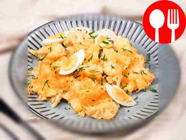 Цветная капуста с яйцом