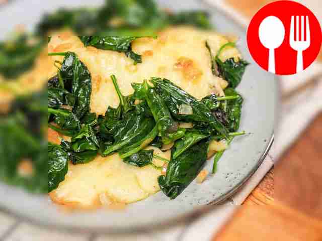 Сыр со шпинатом