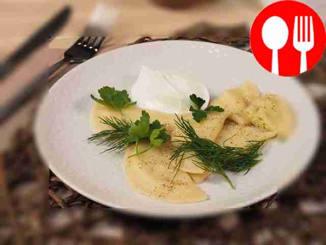 Вареники на кефире