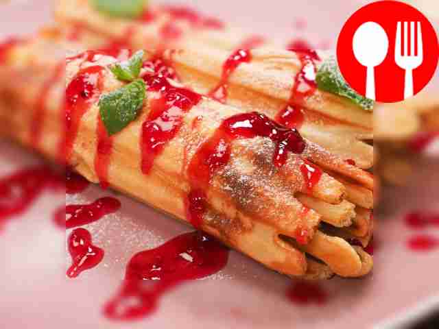 Waffles on margarine