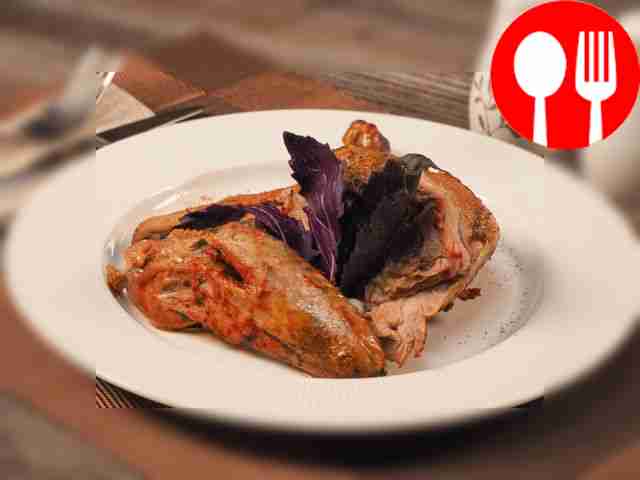 Утка в тесте запеченная