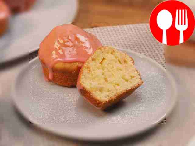 Кекс на сметане Cupcake with sour cream