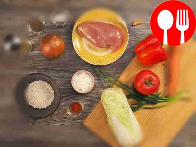 Wash the chicken fillet and dry with paper...