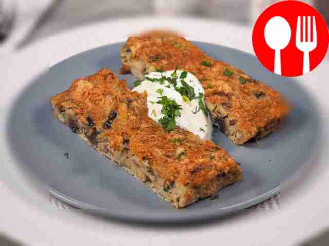 Запеканка с грибами