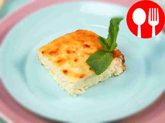 Детская запеканка с манкой