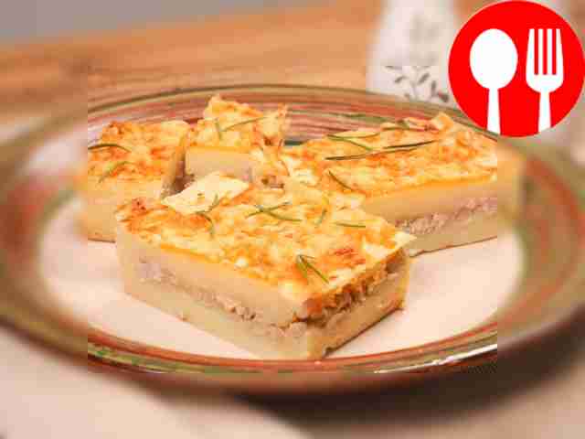 Запеканка из картофельного пюре