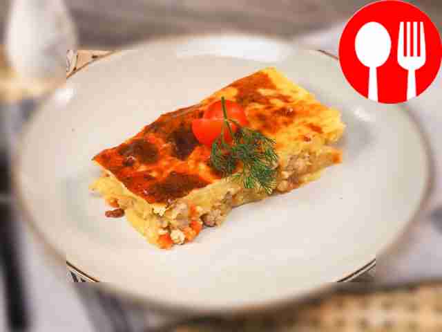 Casserole with meat