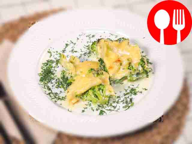 Запеканка из капусты брокколи