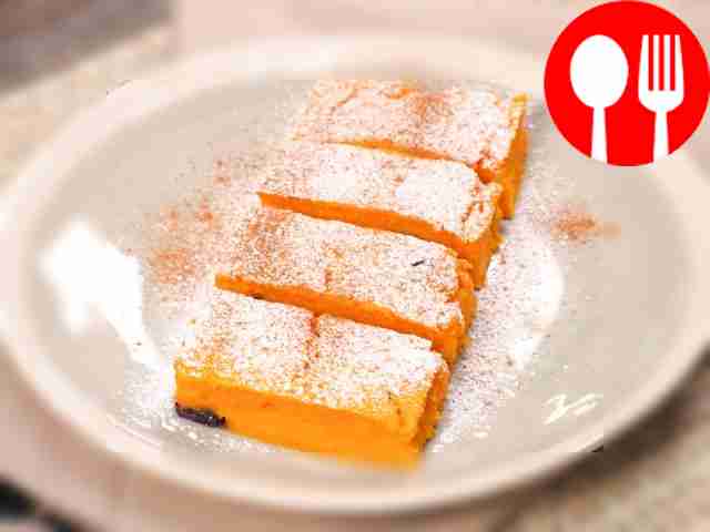 Pumpkin casserole with semolina