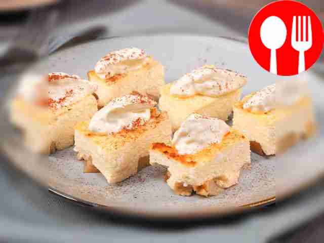 Casserole with apples and semolina