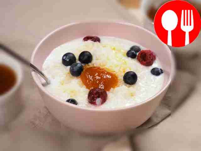 Рисовая каша на молоке