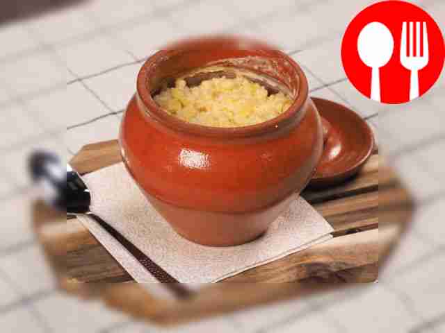 Millet porridge in the oven