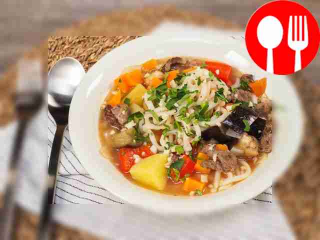 Жареный лагман