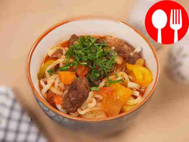 Lagman with potatoes