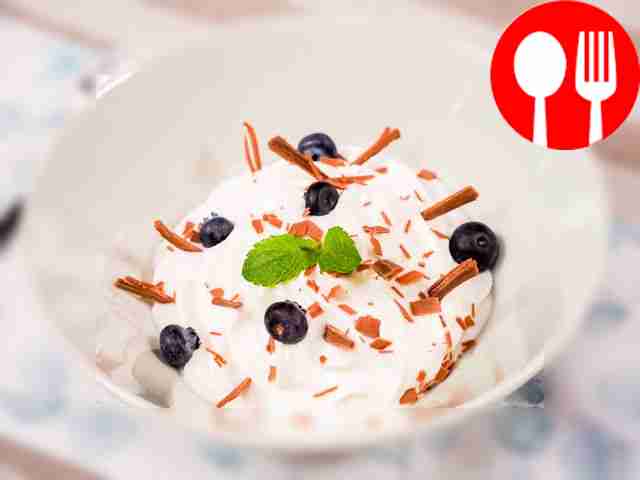 Homemade yogurt in a yogurt maker