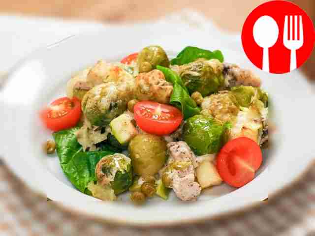 Brussels sprouts in the oven