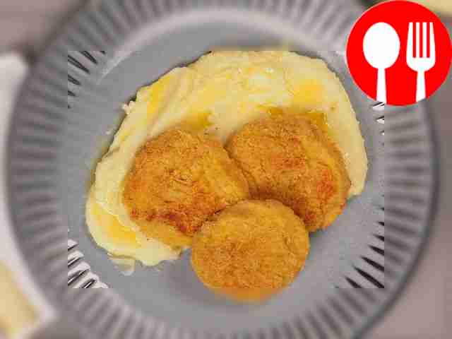 Simple breaded chickpea cutlets