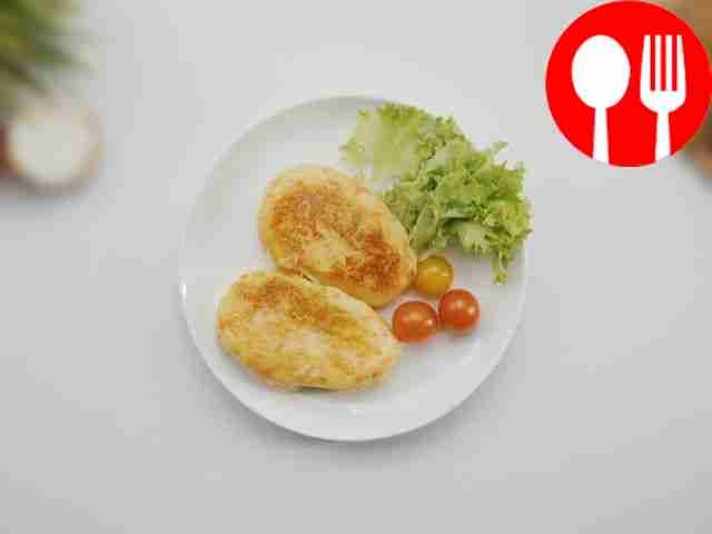 Potato zrazy with mushrooms