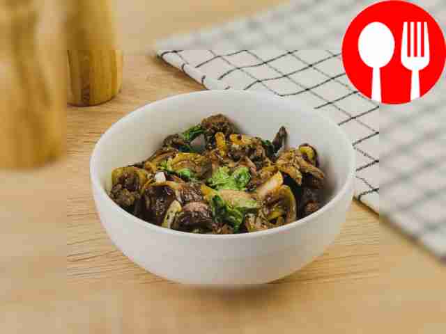 Баранина в сковороде