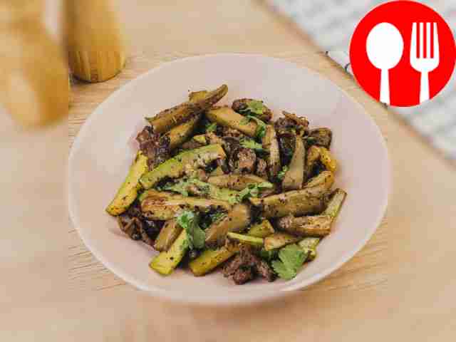 Баранина с овощами