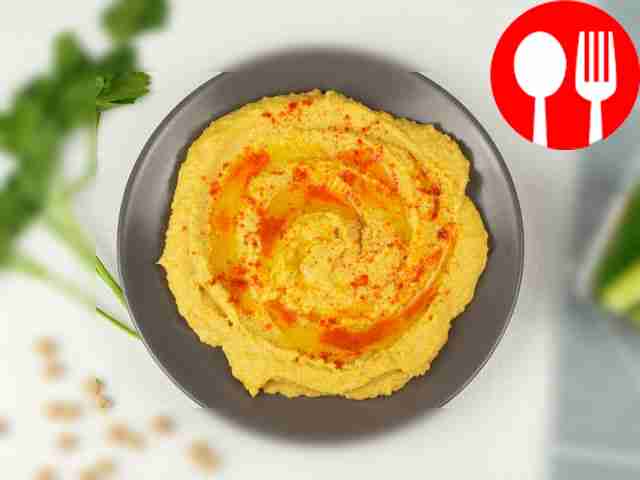 Хумус из нута с чесноком и специями