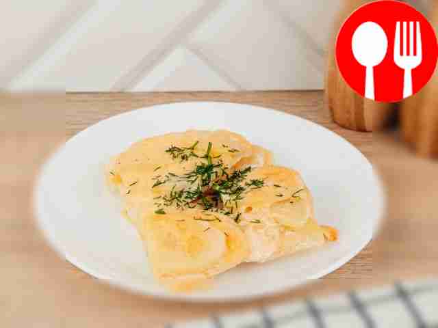 Простая картофельная запеканка с сыром