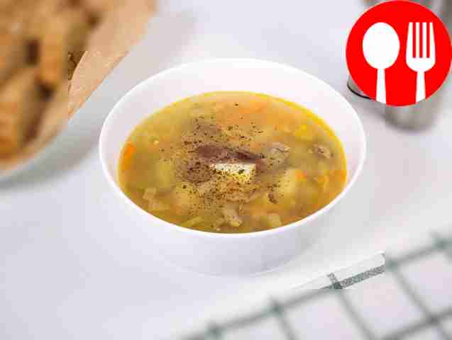 Рассольник с фасолью