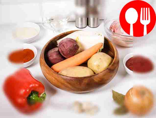 Разложите все продукты на чистой поверхности...